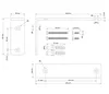 Schwarze L-Winkelhalterung für Möbelregal 180 x 100 x 38 Produktbild-Vorschau 2