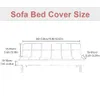 Pohovka Cover Stretch 3 Seater Armless Stretch Futon Náhled obrázku produktu 4
