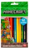 Pastelli a 12 colori Jumbo triangolari Minecraft Astra Anteprima dell’immagine prodotto 2