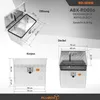 ALUBOX Deichselbox 100L – Aluminium-Riffelblech – Staub- & Produktbild-Vorschau 2