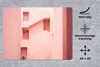MuchoWow® Mauspad Mousepad Architektur - Treppe - Rosa - Produktbild-Vorschau 2