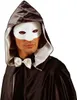 Augenmaske Phantom Maskenball-Accessoire weiss - Produktbild-Vorschau 2