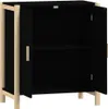 vidaXL Sideboard Schwarz 62x38x70 cm Holzwerkstoff Produktbild-Vorschau 7