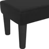 vidaXL Lavica čierna 100x30x30 cm Imitácia kože Náhľad obrázku produktu 5