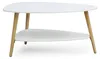 Table basse moderne, étagère, pieds en bois, ModernHome Voir les images du produit 2