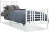 The Living Store Bettgestell mit Kopf- und Fußteil Metall Produktbild-Vorschau 2