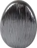 Ei aus Keramik in silber Dekofigur 32 x 22 x 10 Produktbild-Vorschau 1