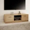 TV-Schrank 120cm breit Lowboard mit matter Oberfläche Produktbild-Vorschau 1