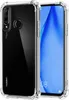 A clear protective phone case is shown with a phone inside, displaying its screen. Produktbild-Vorschau