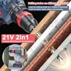 akumulátorový vŕtací skrutkovač 2 v 1, elektrický Náhľad obrázku produktu 10