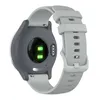 Strap-it Garmin Venu 2s Armband Silikon - 40mm - Grau Produktbild-Vorschau 2