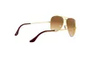 Occhiali da sole Ray-Ban RB3025 Aviator in metallo dorato Anteprima dell’immagine prodotto 4