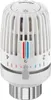 A white thermostat head with markings for temperature settings. Náhled obrázku produktu