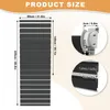 FIVMEN Doppelrollo Klemm fix ohne Bohren|Schwarz B80 x H220 Produktbild-Vorschau 2