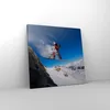 Bild auf Leinwand - Leinwandbild - Snowboard Winter Berg Produktbild-Vorschau 4