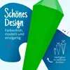 itenga Bastelschultüte mit Verschluss GRÜN 6eckig 85cm Produktbild-Vorschau 4