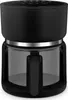 A black air fryer with a glass bowl and a digital touch panel on top, shown against a white background. Produktbild-Vorschau
