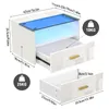 2x LED Hängender Nachttisch,Schwebender Nachtschrank mit Produktbild-Vorschau 5