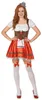 Bavorský kostým dirndl pro ženy červenohnědý bílý M Náhled obrázku produktu 2