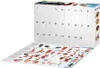 An advent calendar for building a model, with numbered doors and a sheet of model parts laid out on a surface. Anteprima dell’immagine prodotto