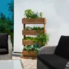 Hochbeet mit vier beweglichen Kästen H145cm B50cm aus Holz Produktbild-Vorschau 7