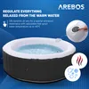 AREBOS Whirlpool aufblasbar | Ø208cm | 6 Personen | 130 Produktbild-Vorschau 3