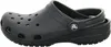 A black Crocs Classic Clog shown from the side. Produktbild-Vorschau