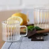 Tasses à rainures Wilmax 150 ml en verre thermo, lot de 6 Voir les images du produit 6