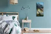 Wanduhr Uhr Wandbild Leinwand 30x60 Ölgemälde Baum Himmel Produktbild-Vorschau 4