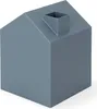 A gray house-shaped tissue box with a chimney. Anteprima dell’immagine prodotto