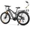 A studio shot of an electric bicycle against a white background. Produktbild-Vorschau