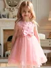 Besticktes ärmelloses Kleid Größe 116 – Hellrosa Produktbild-Vorschau 4