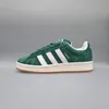 A single green Adidas Campus 00s sneaker is shown from the side against a plain gray background. Podgląd zdjęcia produktu
