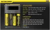 A Nitecore battery charger with specifications and compatible battery types listed. Produktbild-Vorschau