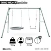 HyperMotion SWING HYP20 huśtawka ogrodowa podwójna z Podgląd zdjęcia produktu 4