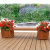 Mucola Gartenbank mit Blumenkästen Holzbank Holz Garten Produktbild-Vorschau 12