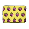 MuchoWow® Laptop Hülle 14 ZollObst - Lila - Muster Produktbild-Vorschau 1