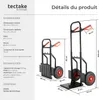 Diable pliable 200 kg - noir Voir les images du produit 6