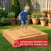 FCH: Sabbiera con panche e coperchio, dimensioni 110x110x21 Anteprima dell’immagine prodotto 8