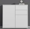 doporro Sideboard Kommode 80 cm in Matt Weiß Produktbild-Vorschau 1