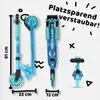Apollo 125mm klappbarer City Scooter Moonracer - mint Produktbild-Vorschau 4