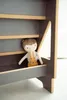 MINI Montessori Bibliothek - Kinder Bücherregal - grau Produktbild-Vorschau 2