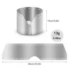 Ultraleichte Titan ultraflache Outdoor Camping Herd Wind Náhľad obrázku produktu 6