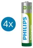 Philips 4 Stuks AAA-Batterijen HR03 - Oplaadbare NiMH Productafbeelding-voorbeeld 2