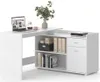 Eckschreibtisch Vicco Noira Weiß 135 x 77 cm mit Schublade, Produktbild-Vorschau 8