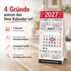 Tischkalender 2027 Senior Hochformat - 5 Monate Produktbild-Vorschau 2
