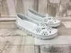 Gemini Damen Slipper Ballerina Leder Cutouts Blumenmuster Produktbild-Vorschau 8