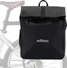 Wiltec Gepäckträgertasche schwarz, Fahrradtasche Produktbild-Vorschau 1