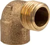 Rotguss-Lötfitting Winkel 90°, 15 mm x 3/8 Zoll AG - Typ Produktbild-Vorschau 1