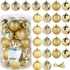Vilde | Weihnachtsbaumkugeln - Gold - 6 Cm - 25 Stück - Produktbild-Vorschau 1